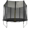 Trampolines Deluxe Round Sports Trampoline with Enclosure